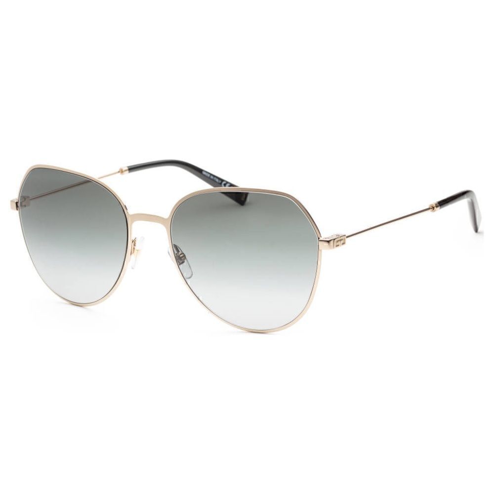 Givenchy NWT gv7158/s 60/19 Butterfly Gold Frame Grey Lens Sunglasses